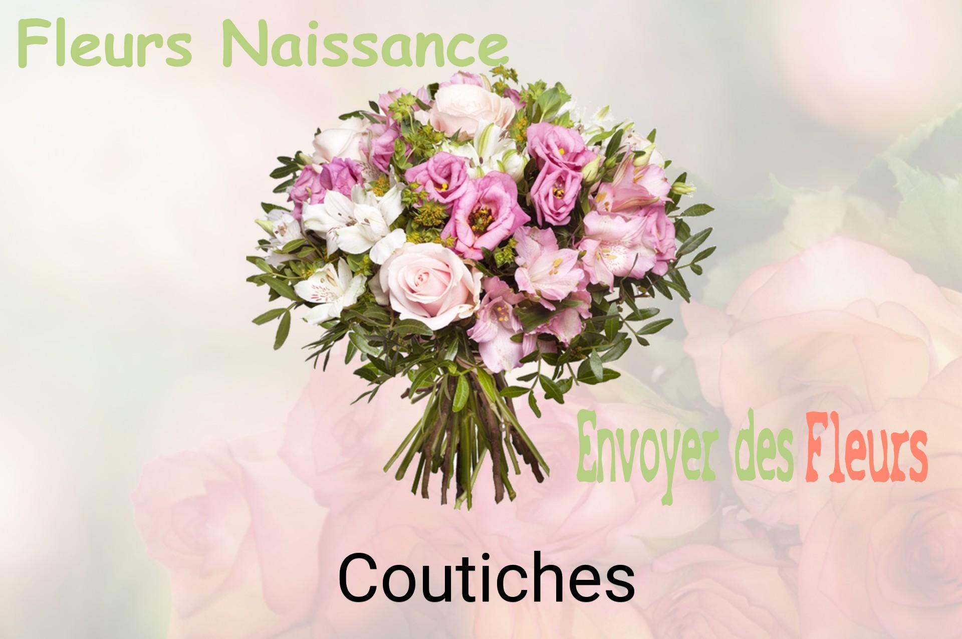 Bouquet de fleurs de naissance livré à Coutiches